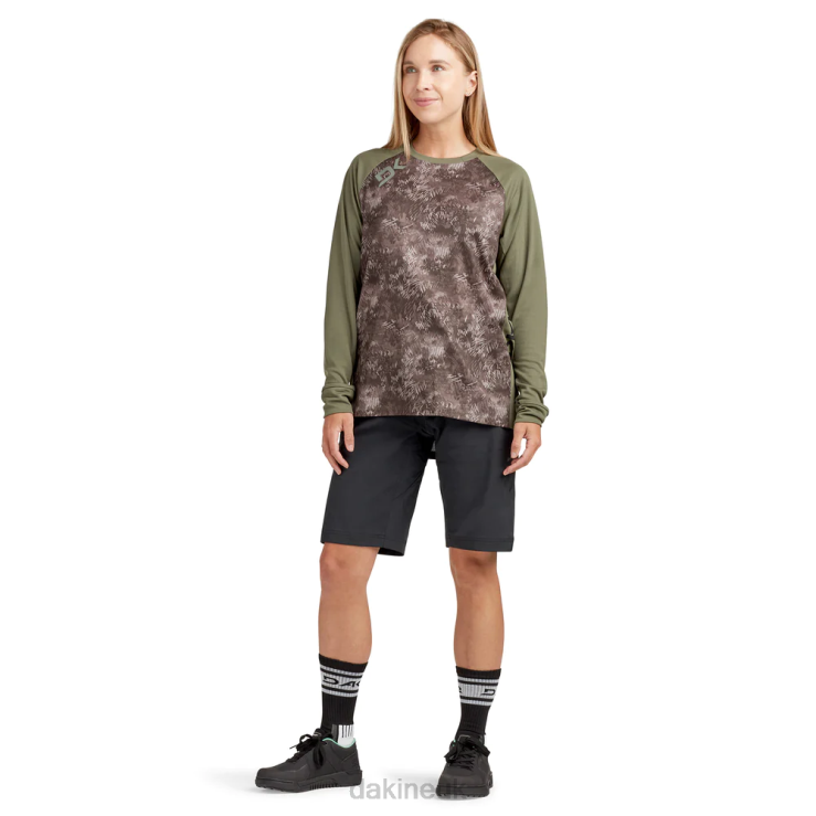 Thrillium Long Sleeve Bike Jersey Dakine Women Hasher Print N882P265 Clothing