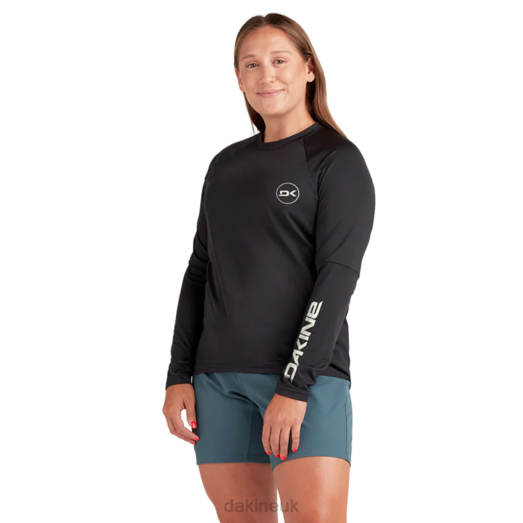 Vectra Long Sleeve Bike Jersey Dakine Women Black N882P332 Clothing
