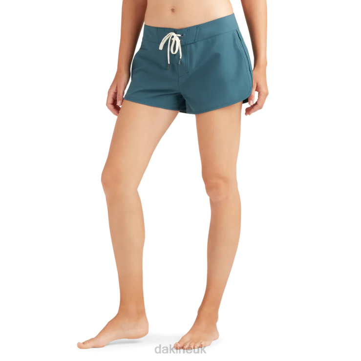 Roots 2.5" Boardshort Dakine Women Galactic Blue N882P329 Clothing