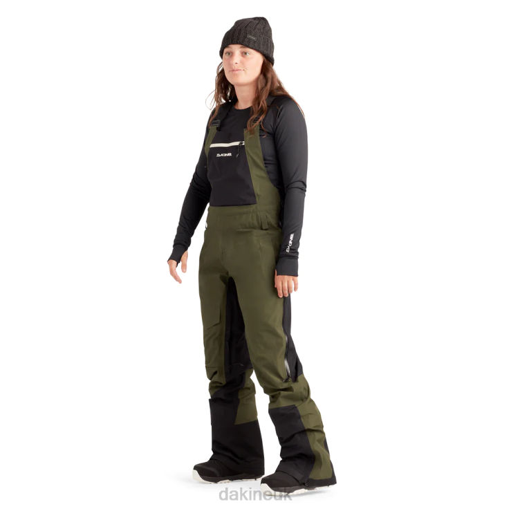 Stoker Gore-Tex 3L Bib Dakine Women Peat Green N882P285 Clothing