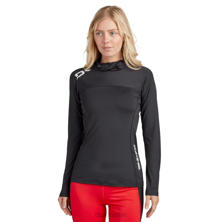 HD Snug Fit Rashguard Hoodie Dakine Women Black N882P772 Clothing