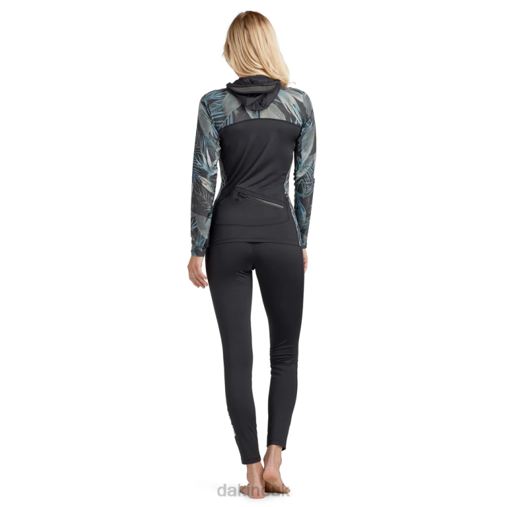 HD Snug Fit Rashguard Hoodie Dakine Women Nahele Print N882P774 Clothing