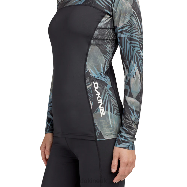 HD Snug Fit Rashguard Hoodie Dakine Women Nahele Print N882P774 Clothing