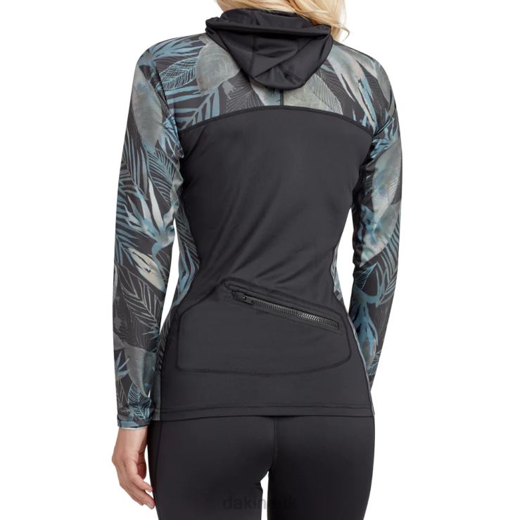 HD Snug Fit Rashguard Hoodie Dakine Women Nahele Print N882P774 Clothing