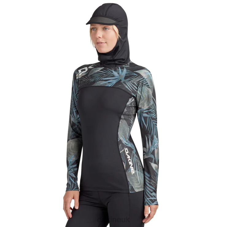 HD Snug Fit Rashguard Hoodie Dakine Women Nahele Print N882P774 Clothing
