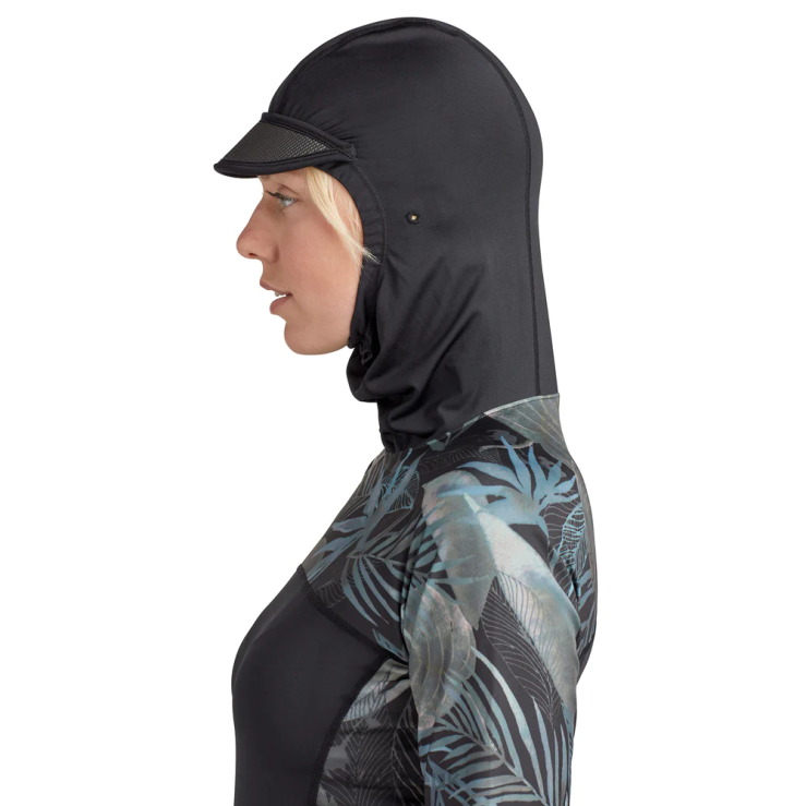 HD Snug Fit Rashguard Hoodie Dakine Women Nahele Print N882P774 Clothing
