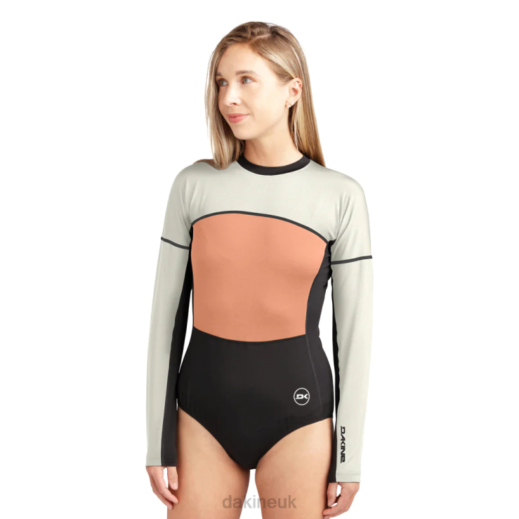 HD Surfsuit Long Sleeve Rashguard Dakine Women Coral Reef N882P780 Clothing