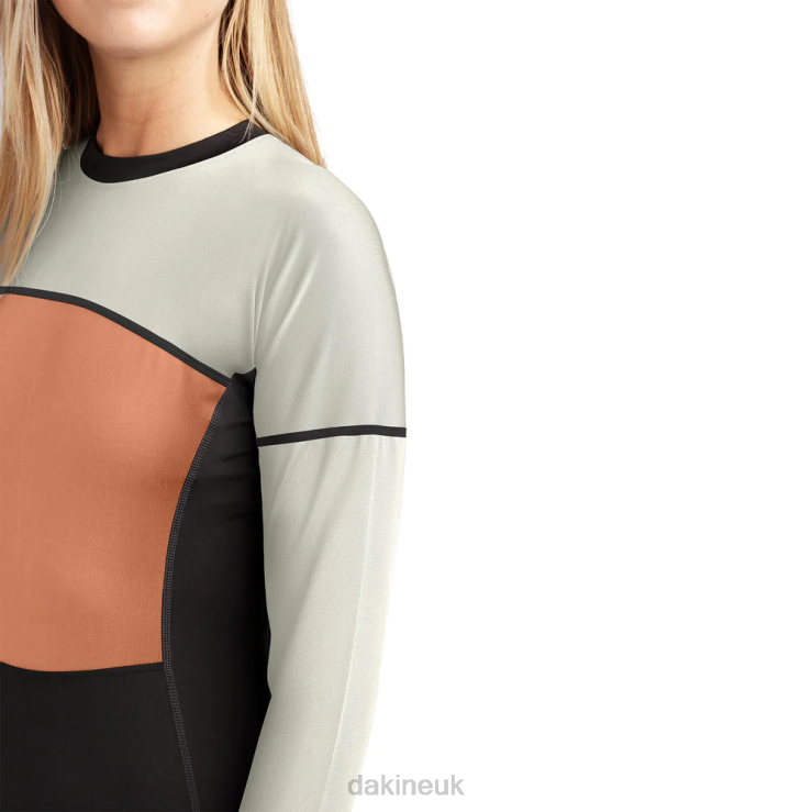 HD Surfsuit Long Sleeve Rashguard Dakine Women Coral Reef N882P780 Clothing