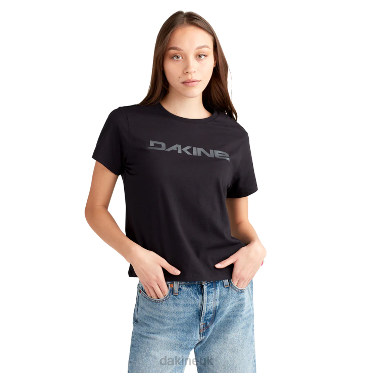 Da Rail Short Sleeve T-Shirt Dakine Women Black N882P298 Clothing