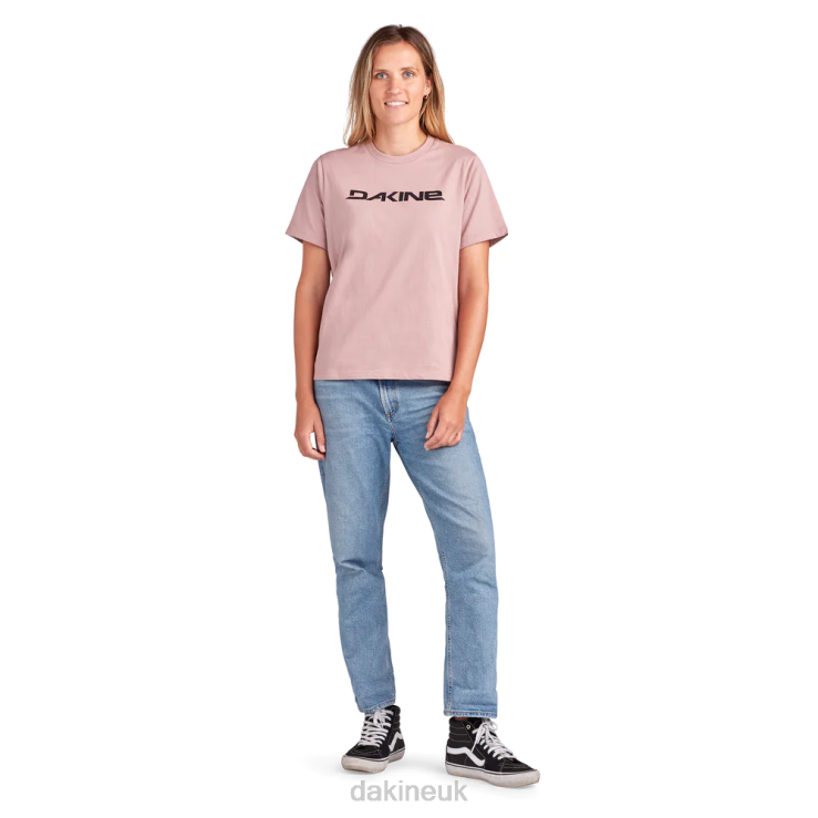 Da Rail Short Sleeve T-Shirt Dakine Women Dusty Chalk N882P307 Clothing