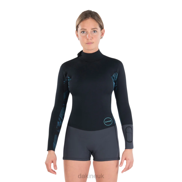 Mission Long Sleeved Spring Suit 2mm Dakine Women Black N882P749 Clothing