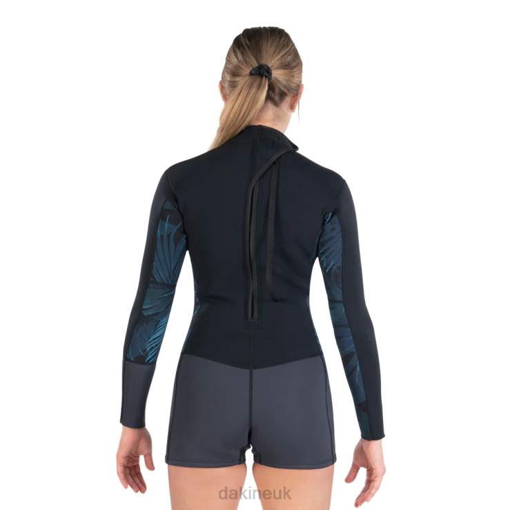 Mission Long Sleeved Spring Suit 2mm Dakine Women Black N882P749 Clothing